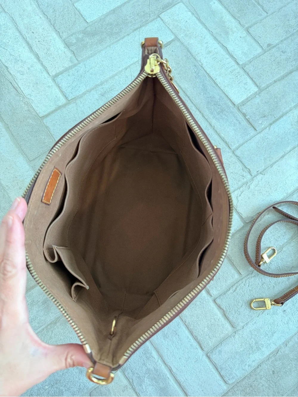 Louis Vuitton Palermo PM Monogram Canvas 2 Way Tote Shoulder Bag